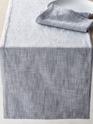 Classic Cotton Chambray Table Runner