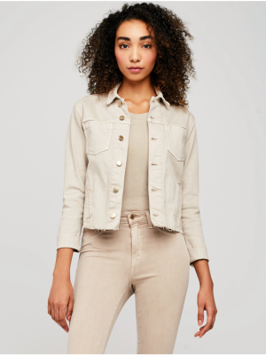 L'agence Janelle Slim Raw Jacket Biscuit