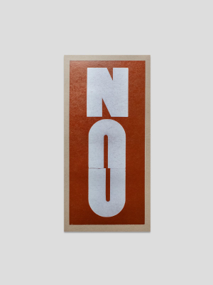 No Typeface Print