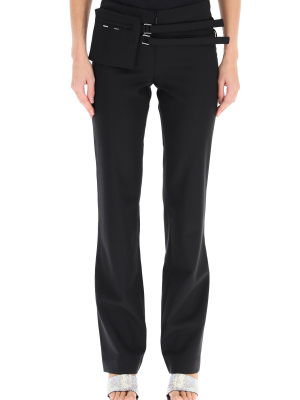 Coperni Explorer Belted Flare Trousers