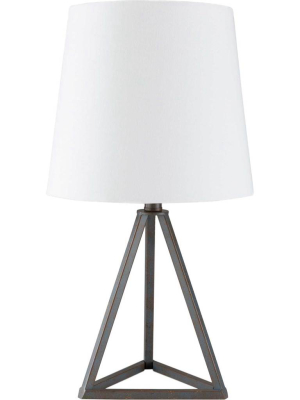 Bella Table Lamp White/black