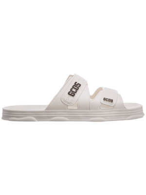 Gcds Logo Strap Slide Sandals