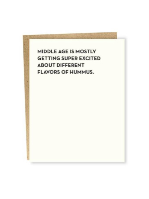 Sapling Press Hummus Card