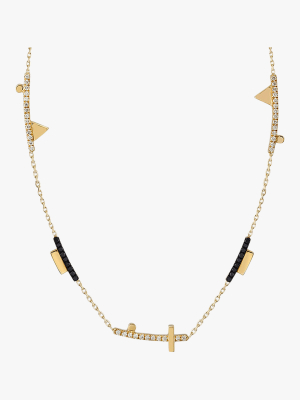 Geometric Short Cut-out Necklace