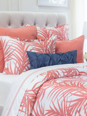 Coral Laguna Duvet Cover