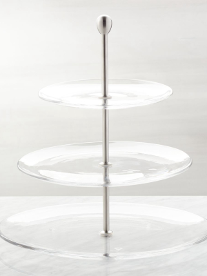 Three-tier Glass Server