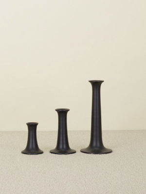 Simple Candlesticks - Black