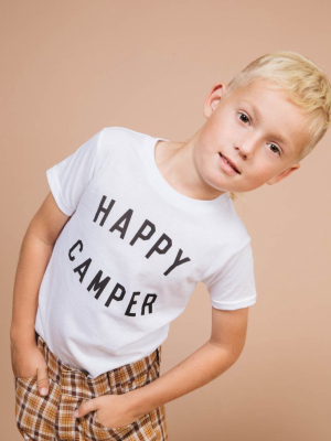 Happy Camper Shirt For Kids