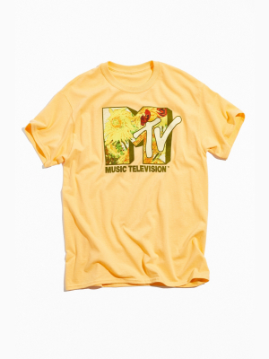 Mtv Art Fill Logo Tee