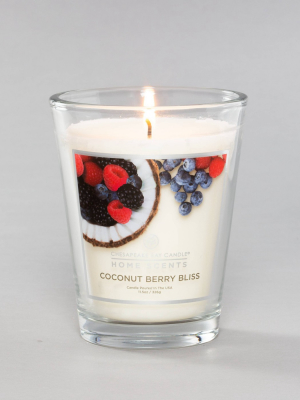 Lidded Glass Jar Candle Coconut Berry Bliss - Home Scents By Chesapeake Bay Candle