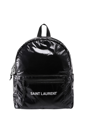 Saint Laurent Nuxx Logo Print Backpack