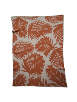 Happy Habitat Paradise Throw - Terracotta