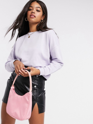 Pieces Lounge Sweater Co-ord In Lilac