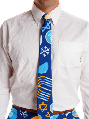 The Shamashing Season | Hanukkah Holiday Tie