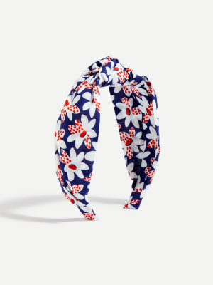 Girls' Printed Knot Headband