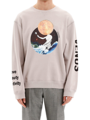 Valentino Soul Planets Print Sweatshirt