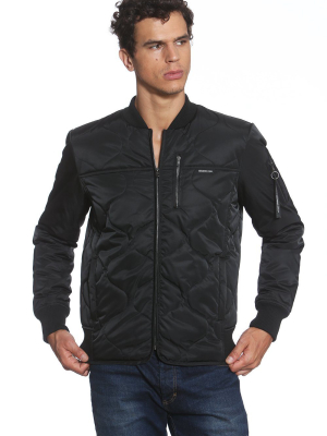 Bogo - Men's Oval Quilt Bomber Jacket