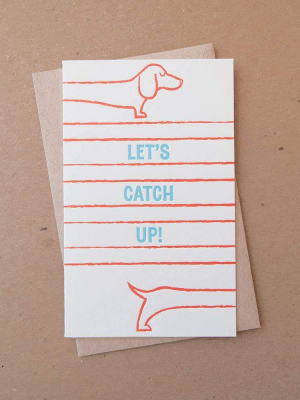 Catch-up Doxie Card