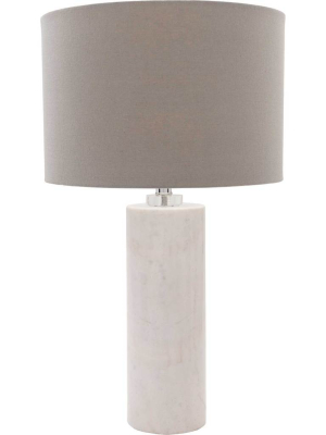 Robert Table Lamp Light Gray/white/gray