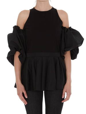 Alexander Mcqueen Puff Sleeve Blouse