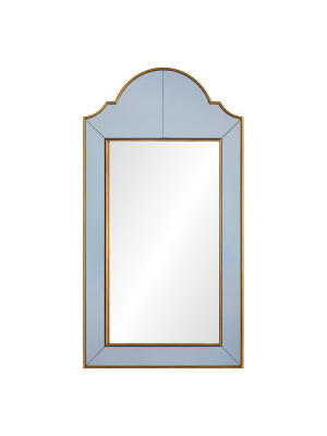 Round Top Queen Anne Mirror (gray)