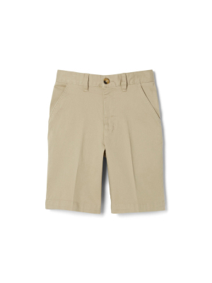 French Toast Young Men's Uniform Chino Shorts - Khaki