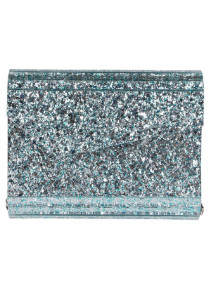 Jimmy Choo Glitter Clutch Bag