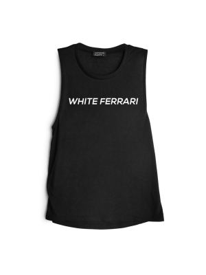 White Ferrari [muscle Tank]