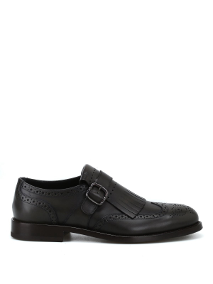 Tod's Monk Strap Brogue Shoes