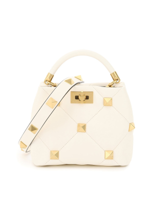 Valentino Garavani Roman Stud Small Top-handle Bag