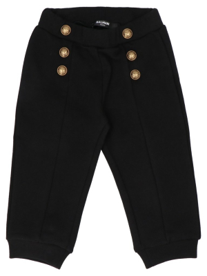 Balmain Kids Button Detail Pants