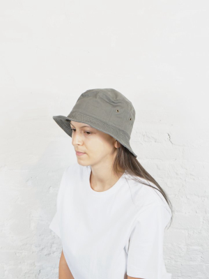 Cotton Bucket Hat Olive