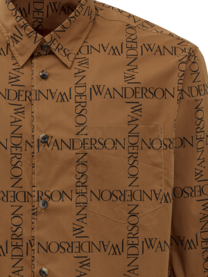 Jw Anderson Logo Print Shirt