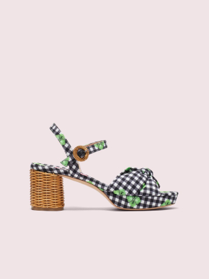 Hayden Knot Platform Sandals