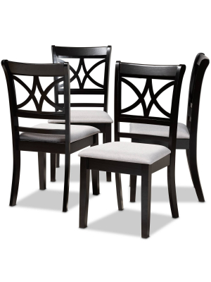 Set Of 4 Clarke Dining Chair - Baxton Studio