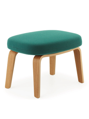 Era Footstool: Wood Base