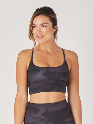 Pure Bra: Smoke Camo Print