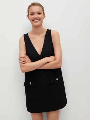 Tweed Pinafore Dress