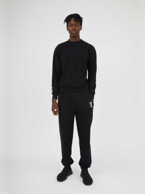 Loose Fit Track Pants Black