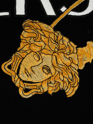 Versace Medusa Embroidered Crewneck Sweatshirt