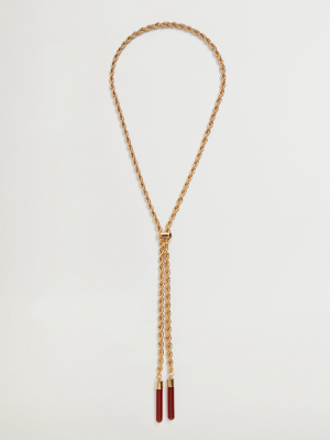 Crystal Cord Necklace