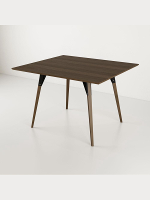 Clarke Small Rectangular Dining Table - Walnut