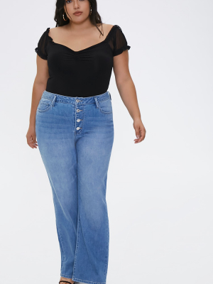 Plus Size Recycled Bootcut Jeans