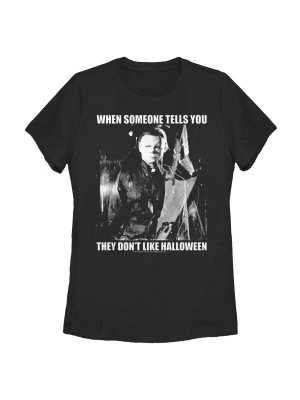 Women's Halloween Ii Michael Myers Love It Or Else T-shirt