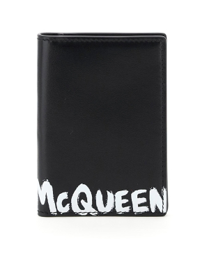 Alexander Mcqueen Graffiti Logo Pocket Organiser