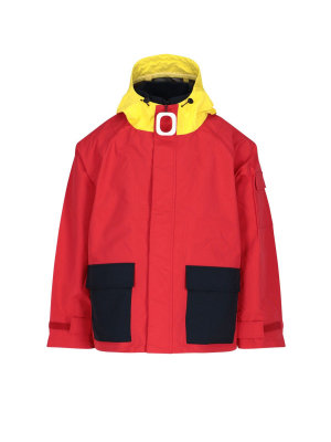 Jw Anderson Colour Block Hooded Zipped Jacket