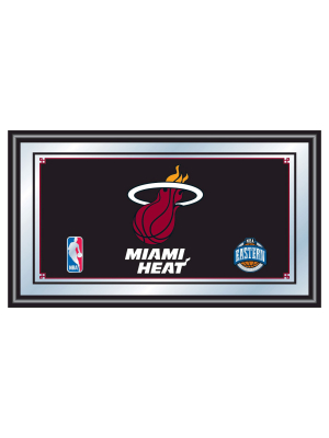 Miami Heat Team Logo Wall Mirror