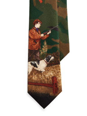 Camo Outdoorsman Wool Tie