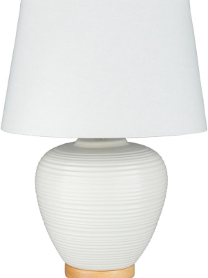 Bixby Table Lamp In White