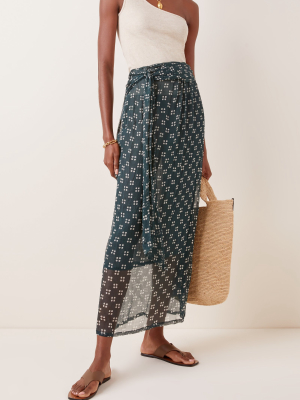 Naomi Printed Silk Dress
